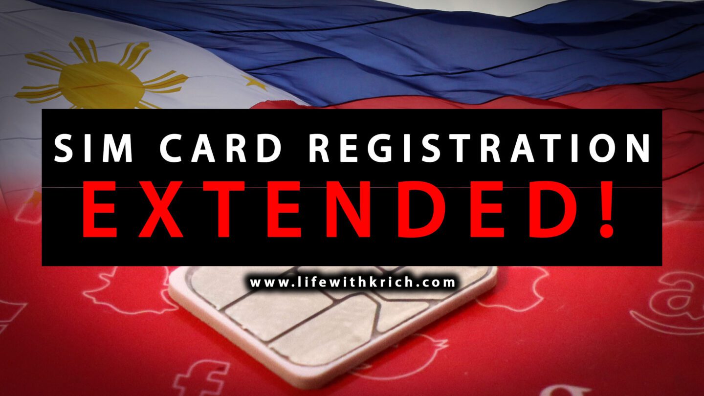SIM card registration extended