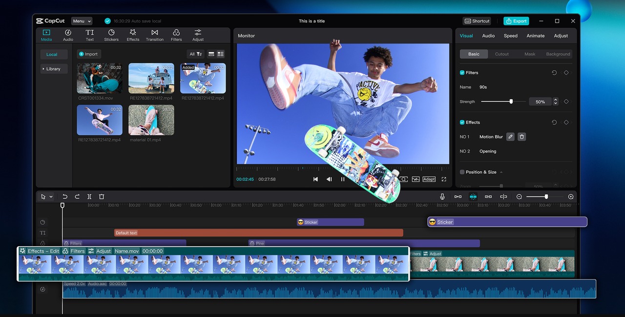 capcut video creation