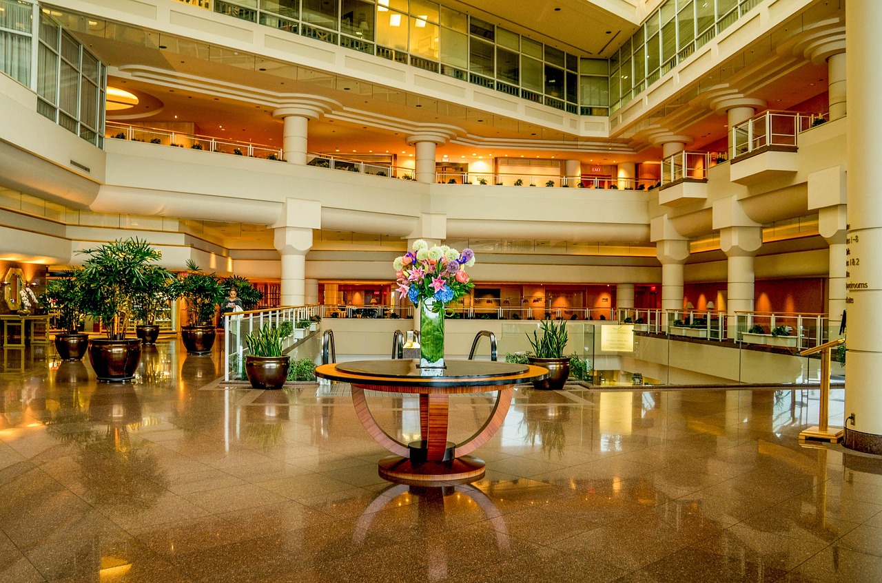 hotel lobby